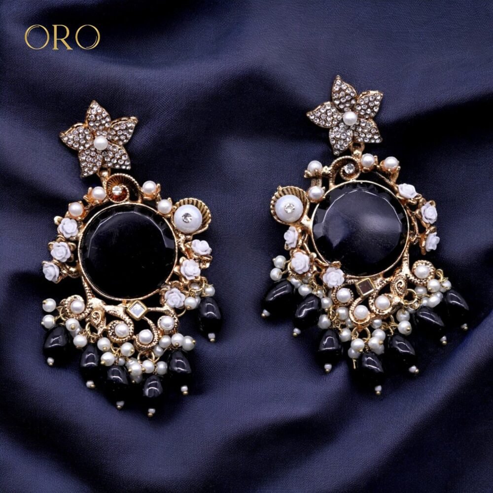 Black Turkish earrings