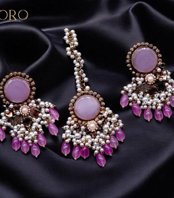 Long drop earrings