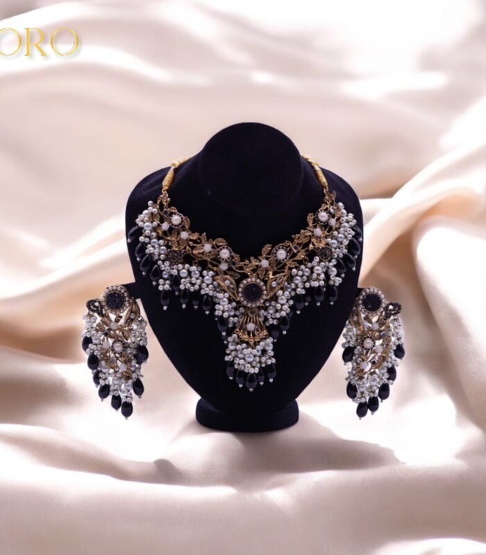 Black Turkish jewelry set